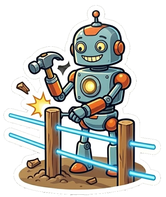 All Set Alice robot sticker
